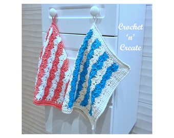 Crochet Cotton Soft Towel Crochet Pattern (DOWNLOAD) CNC366