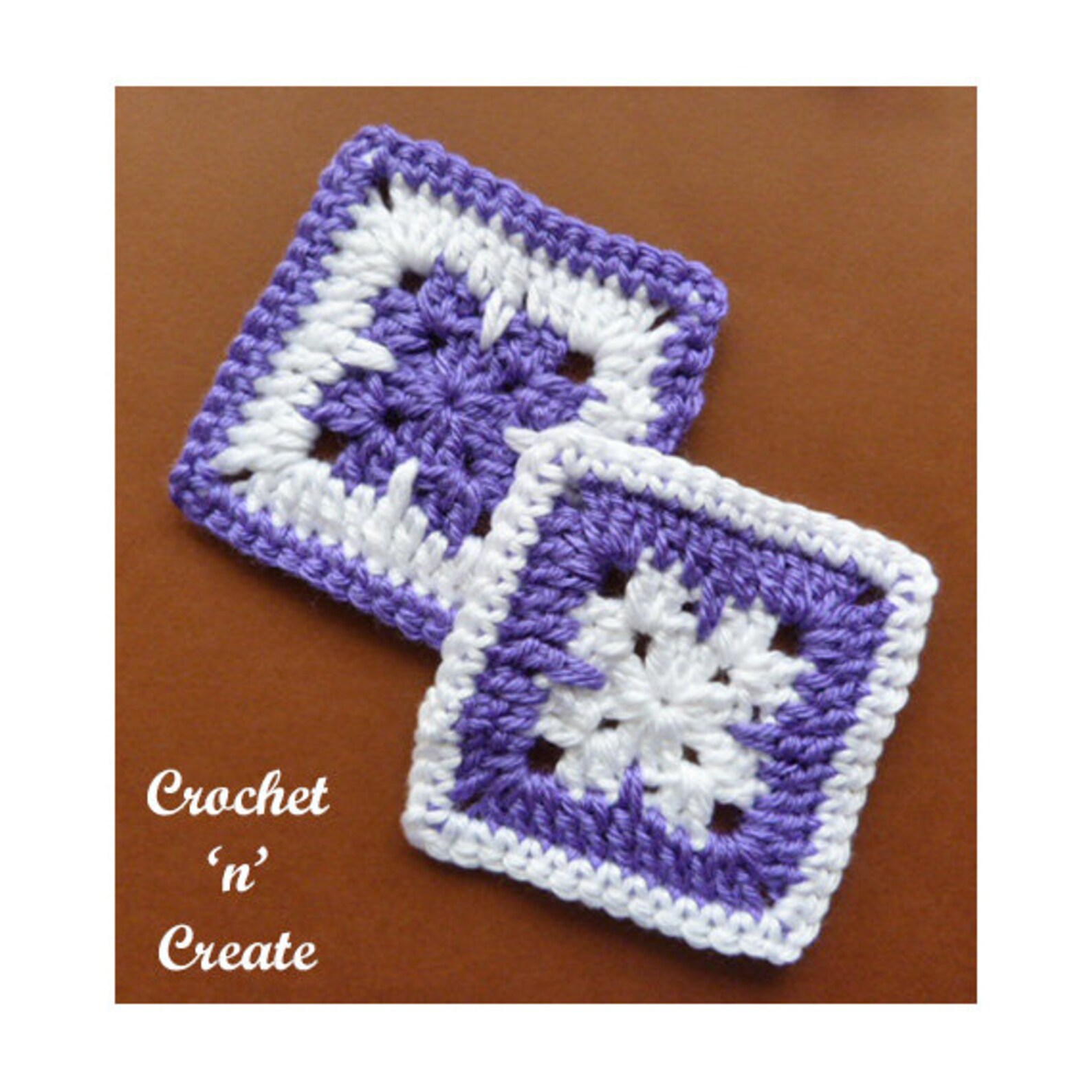 Crochet Blanket Square Crochet Pattern DOWNLOAD CNC138 Etsy