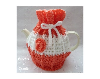 Crochet Rose Tea Cosy Crochet Pattern (DOWNLOAD) P255