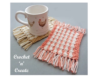 Crochet Mug Rug Crochet Pattern (DOWNLOAD) CNC124