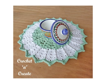 Crochet Table Centre Doily Crochet Pattern (DOWNLOAD) CNC268