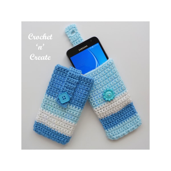 Crochet Mobile Phone Cover Crochet Pattern (DOWNLOAD) CNC284