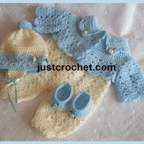 Short jacket outfit Baby Crochet Pattern (DOWNLOAD) 54