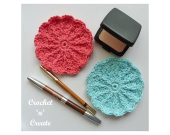 Crochet Makeup Remover Pad Crochet Pattern (DOWNLOAD) CNC293