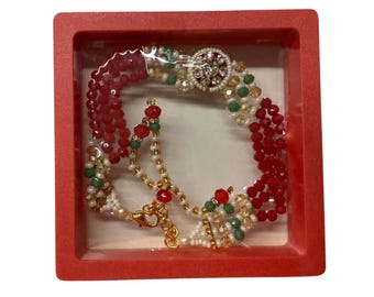 Designer Rakhi for Brother | Single Rakhis | Festival Raksha Bandhan Gift | Elegant Rakhdi Thread | Sacred Bracelet