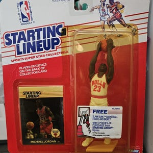 Starting Lineup Jordan - Etsy Starting Lineup Jordan - Etsy