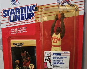Vintage Rare Kenner Starting Lineup 1990 Chicago Bulls Michael