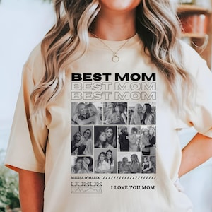 A melhor camisa da mãe, camisa só você, camiseta com colagem da mãe, camisa personalizada com foto da mãe, camisa do dia das mães, camisa personalizada da mamãe, presente para a mãe, camiseta da mãe