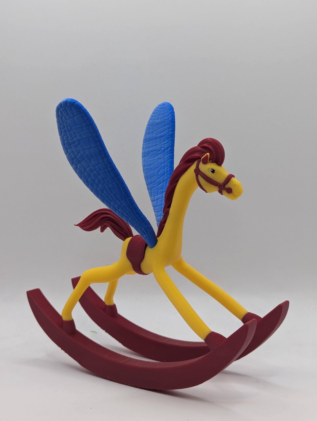 STL File Rocking Horse – Alice in Wonderland Figurine | 3D Model for ...