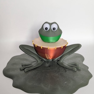 STL File | Disney Figurine | Alice in Wonderland Decoration | Timpani Frog | Decorative Figurine for Disney Fans