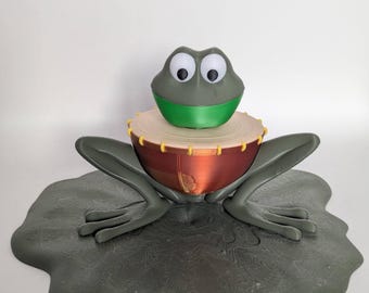 STL File | Disney Figurine | Alice in Wonderland Decoration | Timpani Frog | Decorative Figurine for Disney Fans
