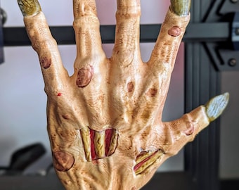 Zombie Hand Headphone Stand - 3D STL File to Print - Gaming Decoration, Halloween