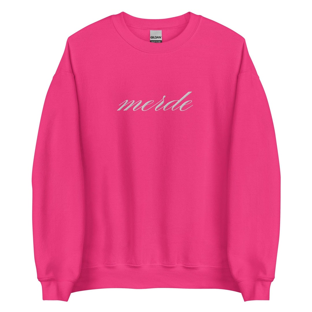 Merde Ballet Custom Personalized Embroidered Merde Ballet Sweatshirt, Gift for ...
