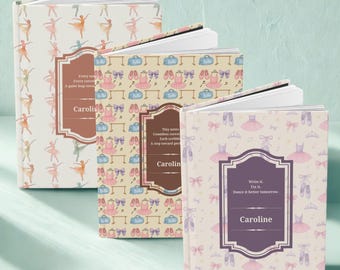 Personalized Ballet Journal – Custom Name Dance Notebook
