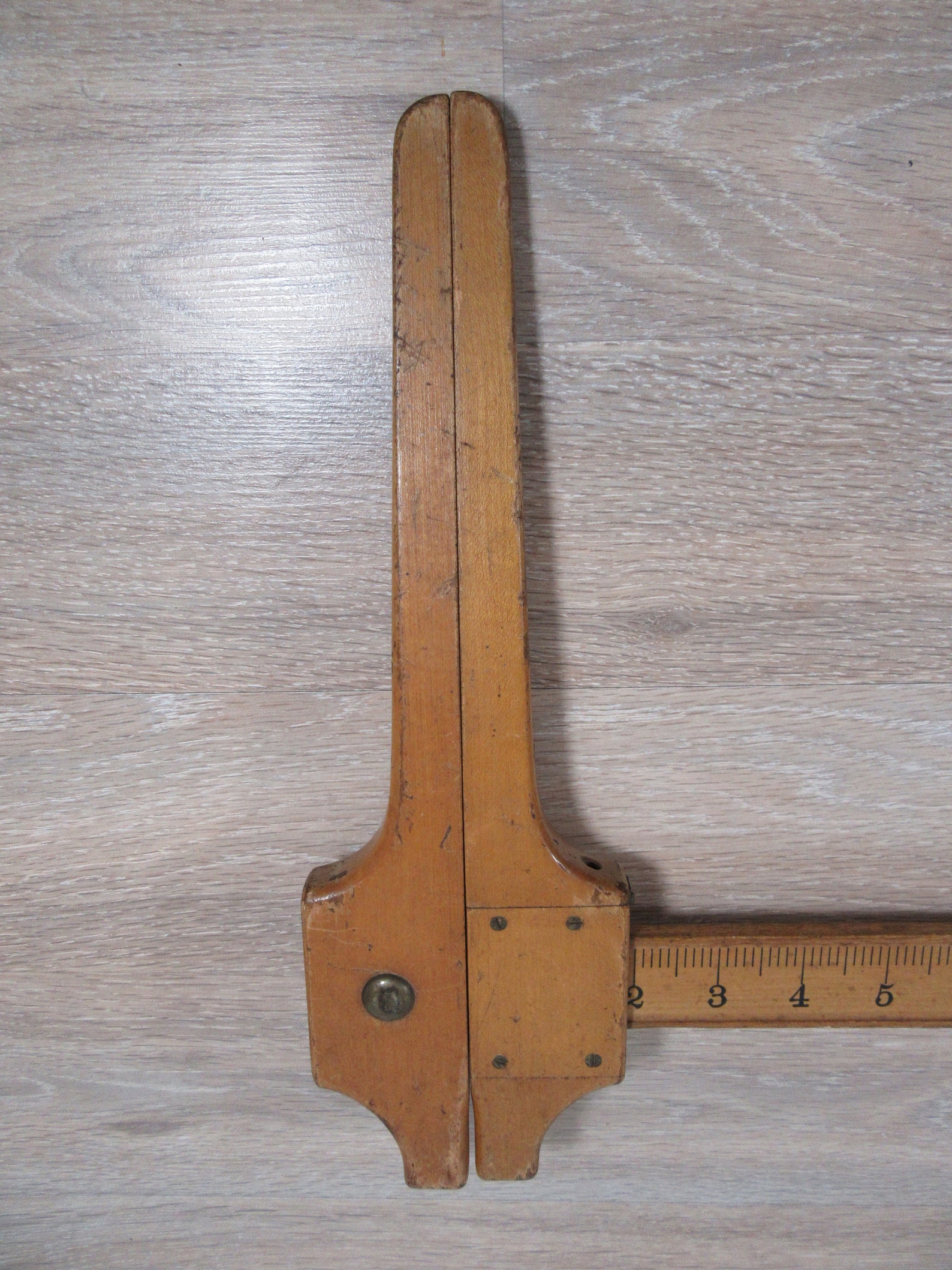 Old log caliper wood and brass log measure Keuffel & Esser Etsy