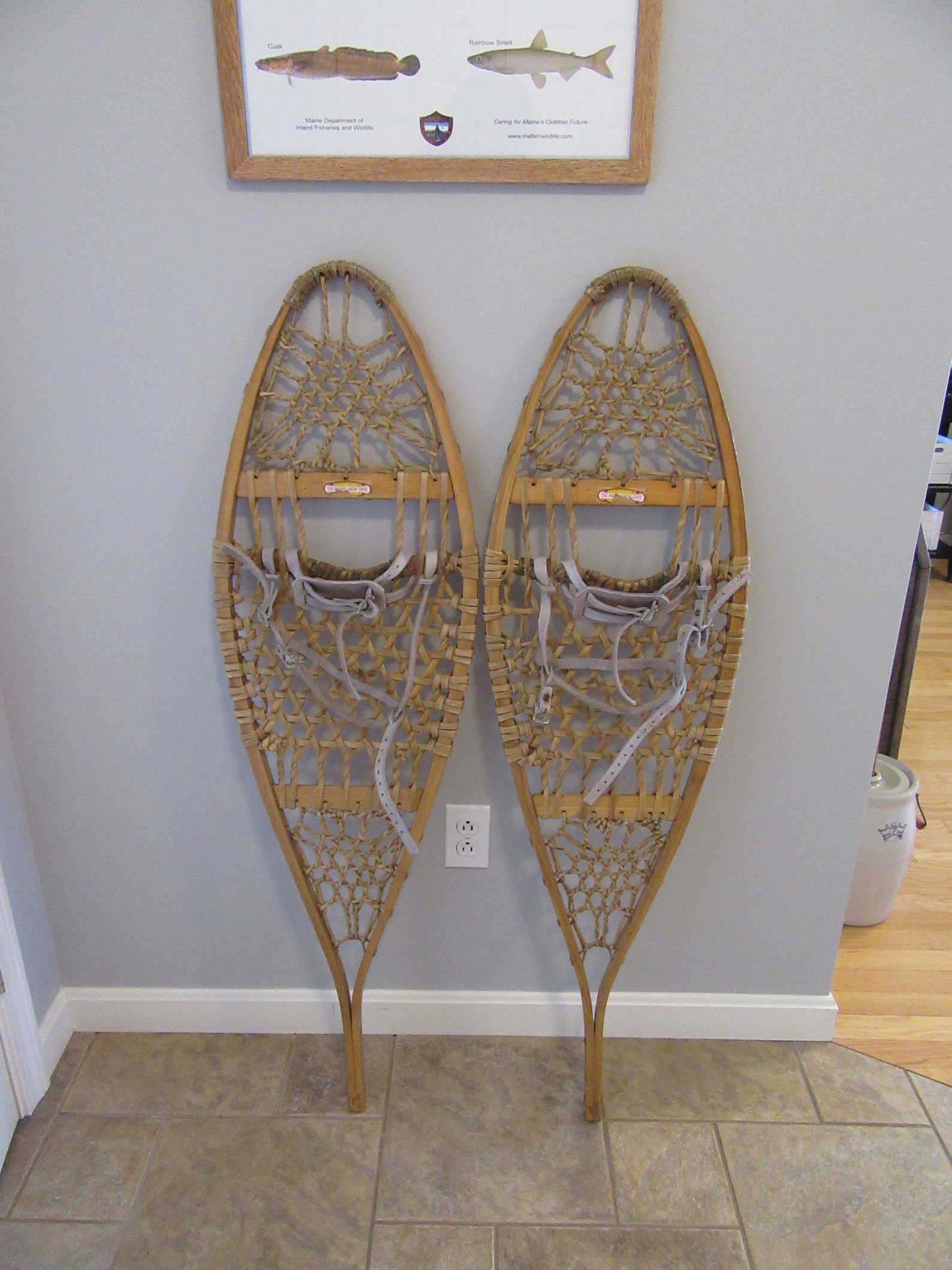 LL Bean Maine Snowshoes with boot straps Winter Sports Etsy