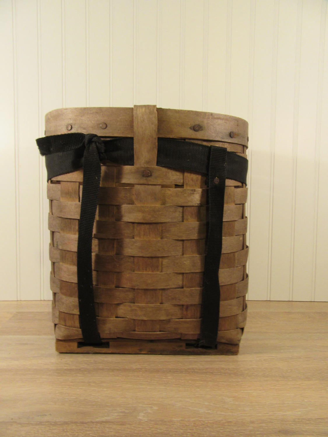 Small adirondack pack basket with carrying straps basket is Etsy