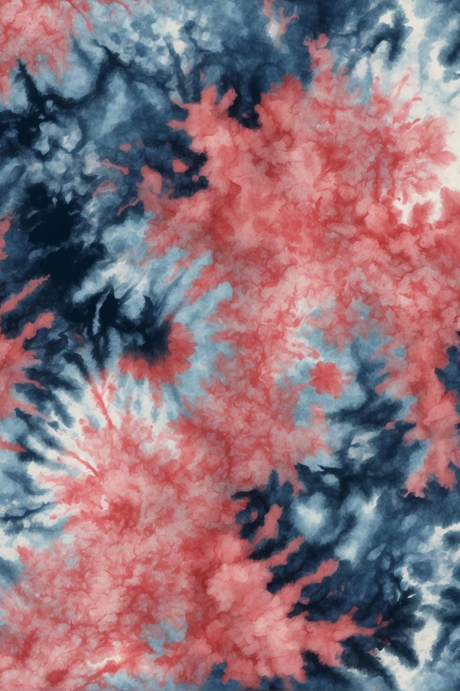 Tie Dye Delight Yoke Tunic - Rosebloom