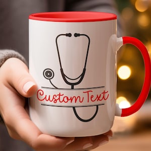 Doctor's Stethoscope Mug, Medical Professional Mug, Nurse's Gift, Unique Gift for Nurses and Doctors, CNA, Medical Student Appreciation Gift