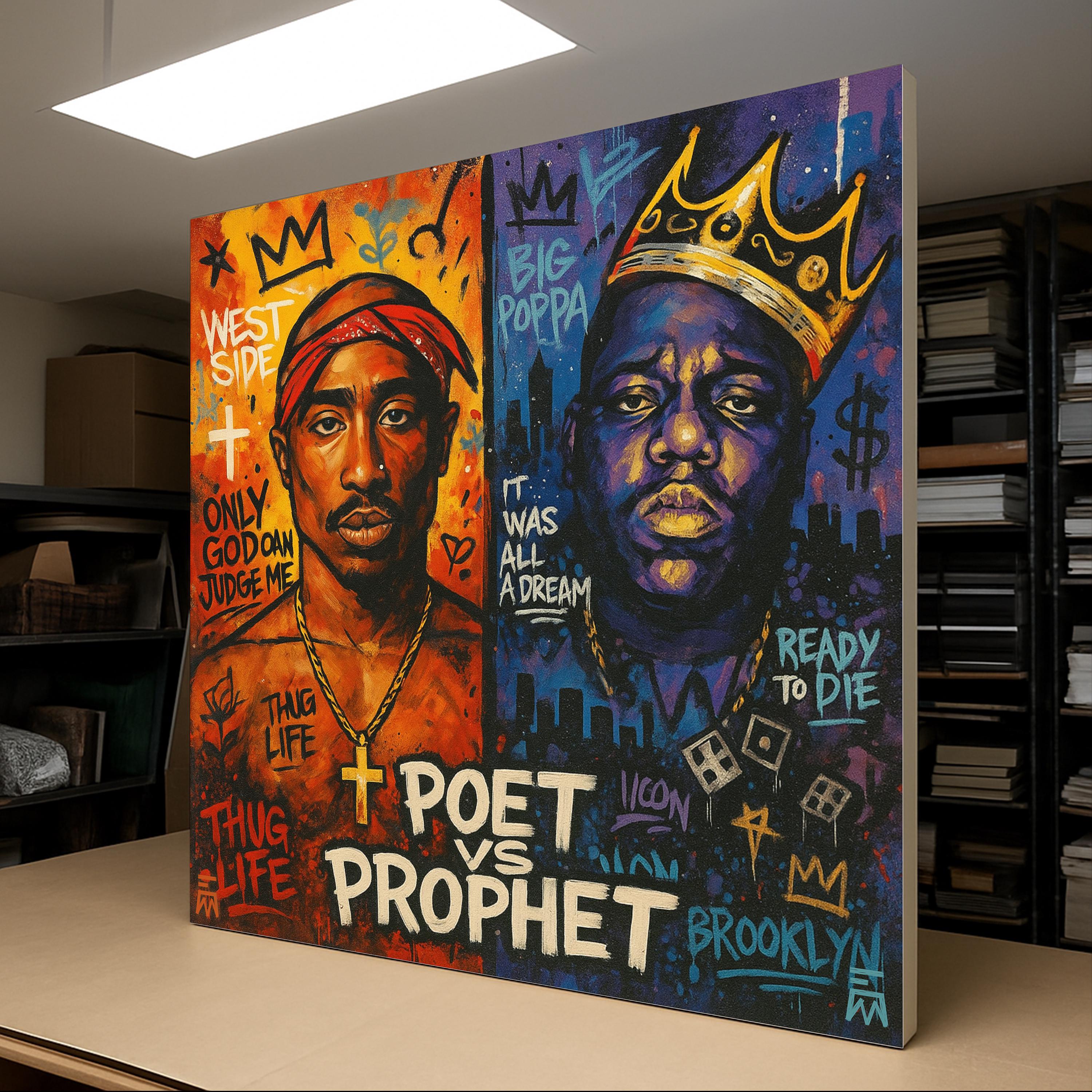 2pac and Biggie Poster - Etsy
