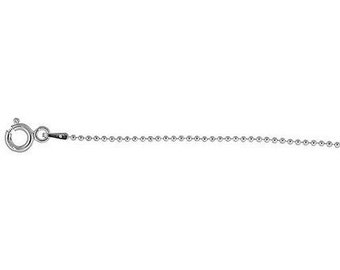 13 inch Ball Chain Necklace for Children Sterling Silver Choker