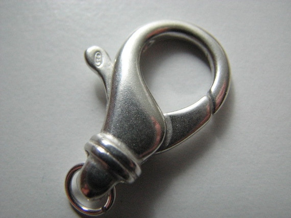 30mm Extra Large Lobster Clasp, 925 Sterling Silver, wholesale jewelry  supply for bracelets, necklaces and more