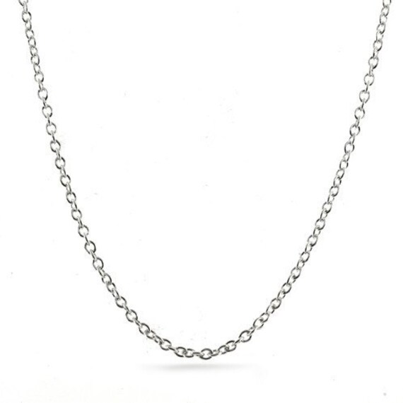 26 inch Sterling Silver 2mm Rolo Chain Necklace with Lobster Clasp