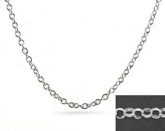 5 feet Sterling Silver 3mm Rolo Chain on spool (60 inch) unfinished Bulk