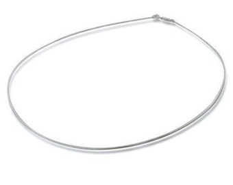 14 inch Sterling Zilveren Omega Ketting Child Size Chain, Choker Ketting, Omega Ketting voor Gelaagdheid en charmes