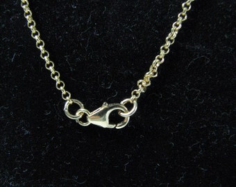 36 inch 14k Gold filled 2mm Rolo Chain Necklace with Lobster Clasp, Long Necklace