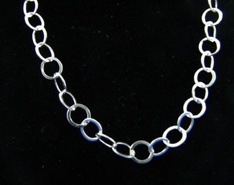 Flachkabel Kette 5 Fuß Bulk Sterling Silber 6mm Flachkabel-Kette auf Spule Bulk Silber versandkostenfrei