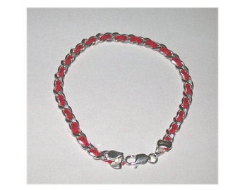 Classic Red String Bracelet from the Kabbalah in Sterling Silver