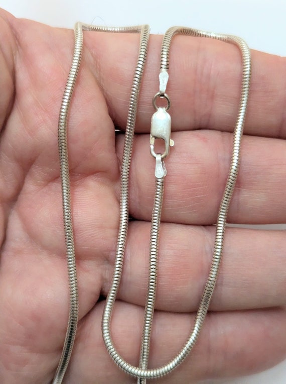 26 Inch Sterling Silver 2mm Snake Chain Necklace With Lobster