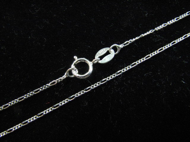 Fine Figaro Chain With Spring Clasp 