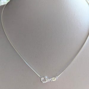 Sterling Silver 20 inch Omega Chain Necklace 1.2mm Thick