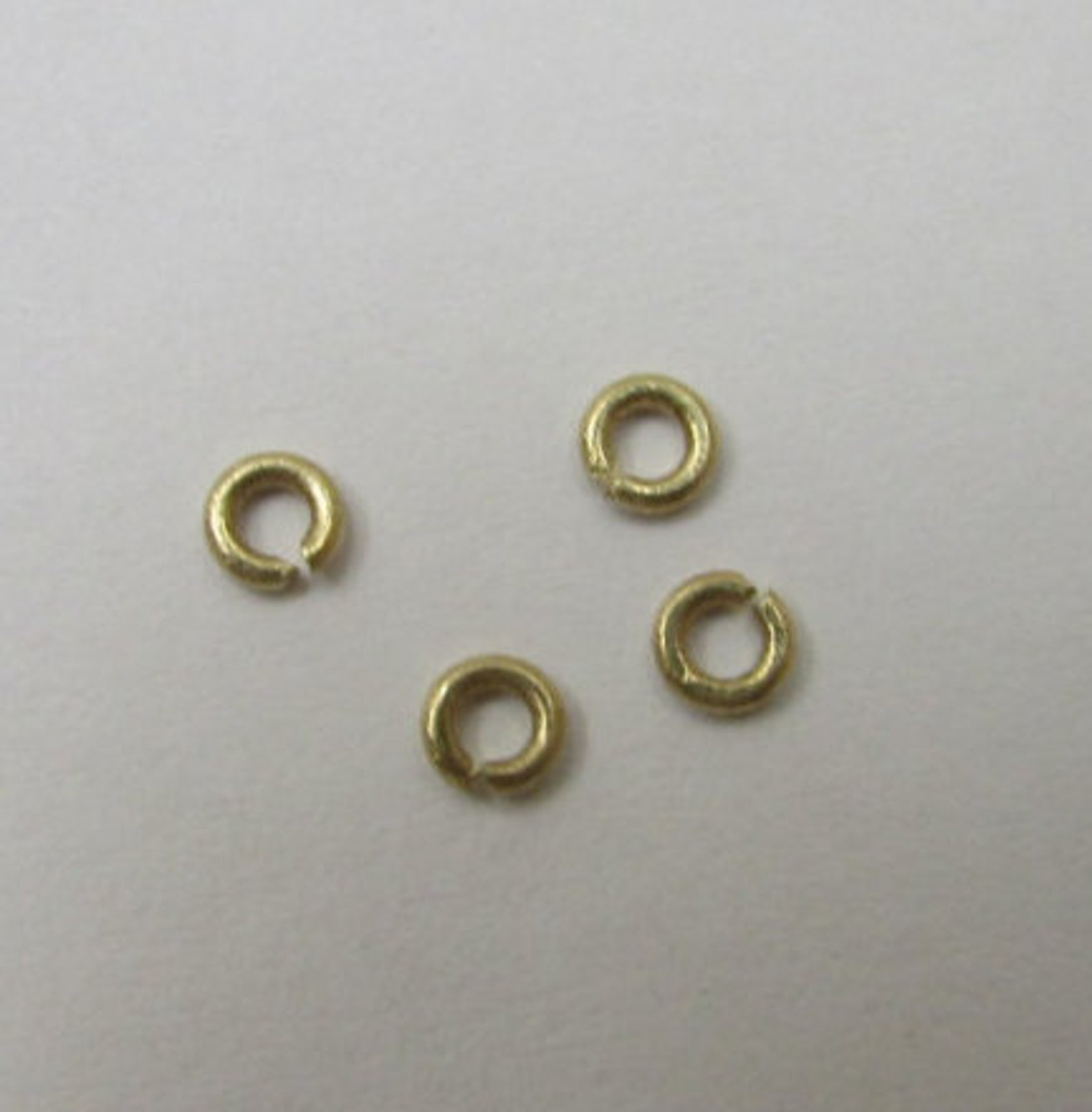14K Solid Gold jump rings open jump rings for gold chains Etsy
