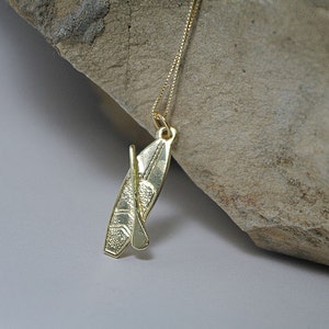 14K Gold Stand Up Paddle Board Pendant Necklace, Amazing SUP Charm Jewelry