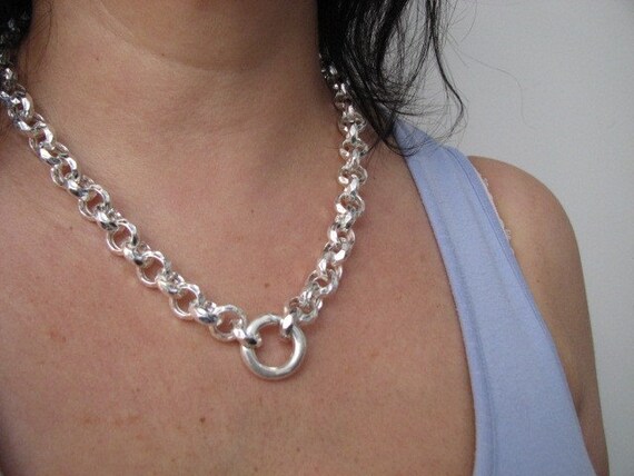 SILVER CHAIN NECKLACE 18/" ROLO BEAD BALL 925 STERLING SILVER GREAT GIFT NEW