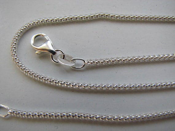 Wholesale 925 Sterling Silver 3MM Classic Heart Necklace Chains For Pendants