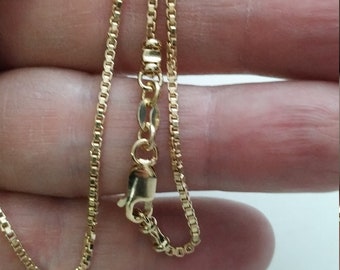 18kt イエロー ゴールド フィルド ロング ダブル ループ 2 mm ボックス