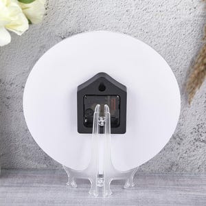 Anpassad väggklocka med bild, personlig namnklocka, heminredningsklocka, bildklocka, inflyttningspresent, anpassad textklocka bild 7