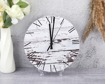 Custom Metal Wall Clock, Modern Wall Clock, Office Wall Art, Unique New Home Gift, Personalized Housewarming Gift, Custom Livingroom Clock
