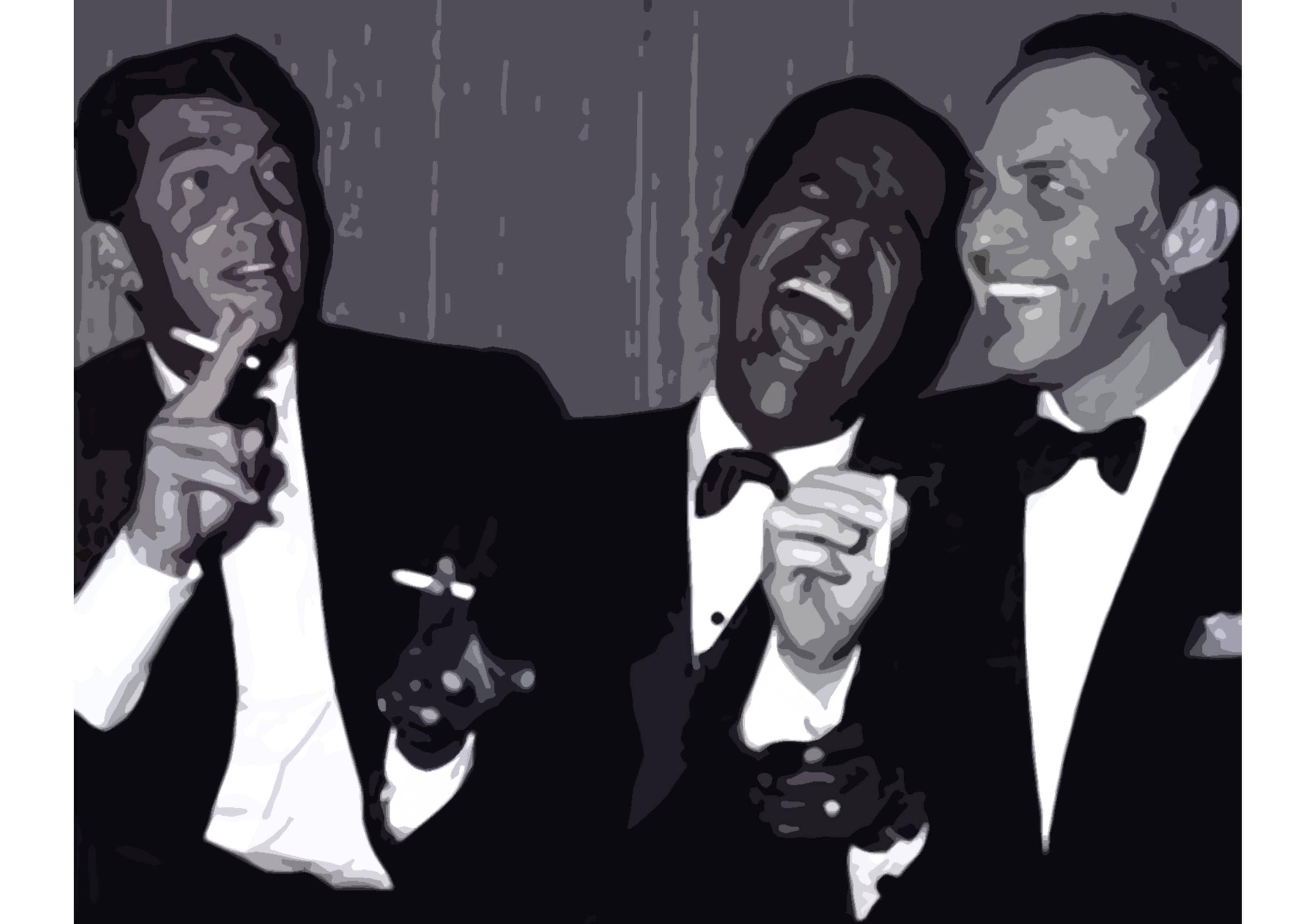 The Rat Pack Frank Sinatra Modern Wall Art Pop Art Print Etsy