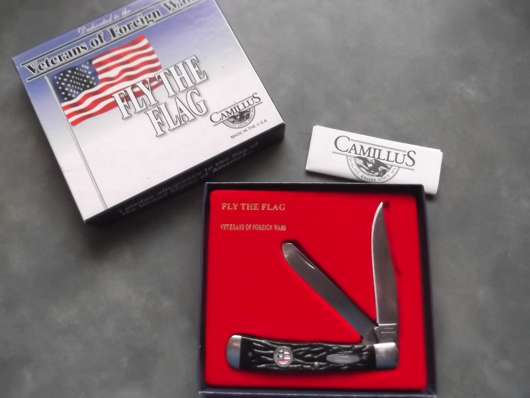 Vintage Camillus Folding Knifededicated to Veterans of Etsy