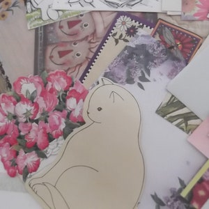 45 + stukken vintage briefpapier en papieren vellen-brief schrijven scrapbooking junk journals ect.