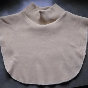 Lite Mustard Yellow Cotton Rib Dickie Wear Under Shirt Layered Look-Fits Most-Unisex Top