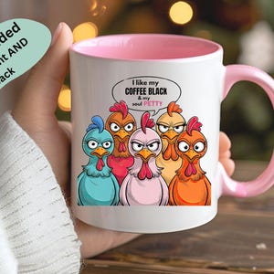 Funny Chicken Coffee Mug: Sarcastic Gen X Humor Gift