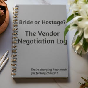 Wedding Planning Notebook: Budget, Timeline & Vendor Tracker 6x8 matte cover journal 59 pages image 4