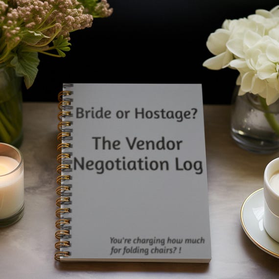 Wedding Planning Notebook: Budget, Timeline & Vendor Tracker 6x8 matte cover journal 59 pages