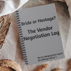 Wedding Planning Notebook: Budget, Timeline & Vendor Tracker 6x8 matte cover journal 59 pages image 6